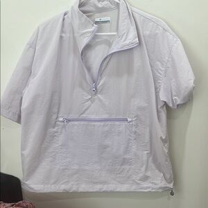 Columbia Light Purple Half-Zip Pullover